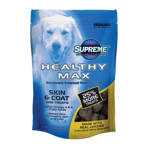 Tuffy’s Supreme Healthy Max Skin & Coat Dog Treats 5oz