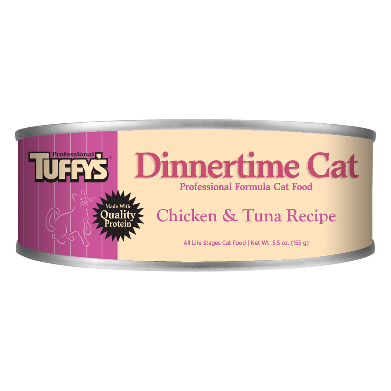 Tuffys Dinnertime Chicken & Tuna Formula Cat food 5½ oz cans
