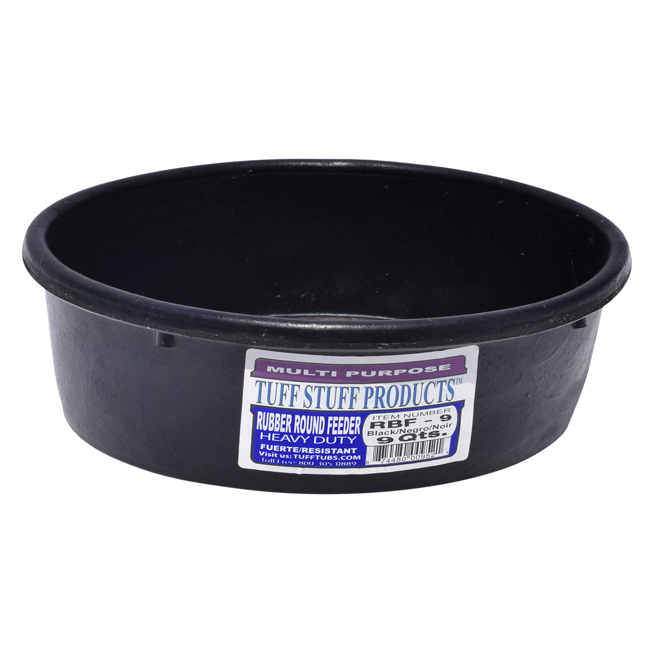Tuff Stuff rubber round feeder 9 qts