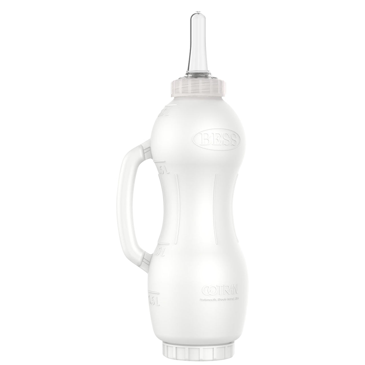 BESS Nursing Bottle with clear Screw- on nipple 2 QT