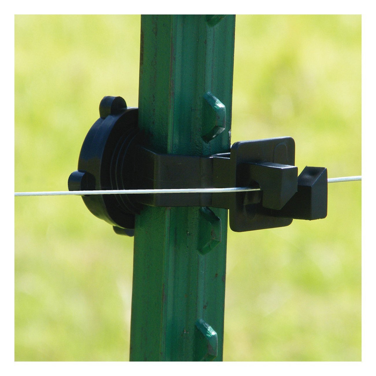 Patriot T-Post Screw On Insulator - Black (25 Pack) - Fencing Patriot - Canada