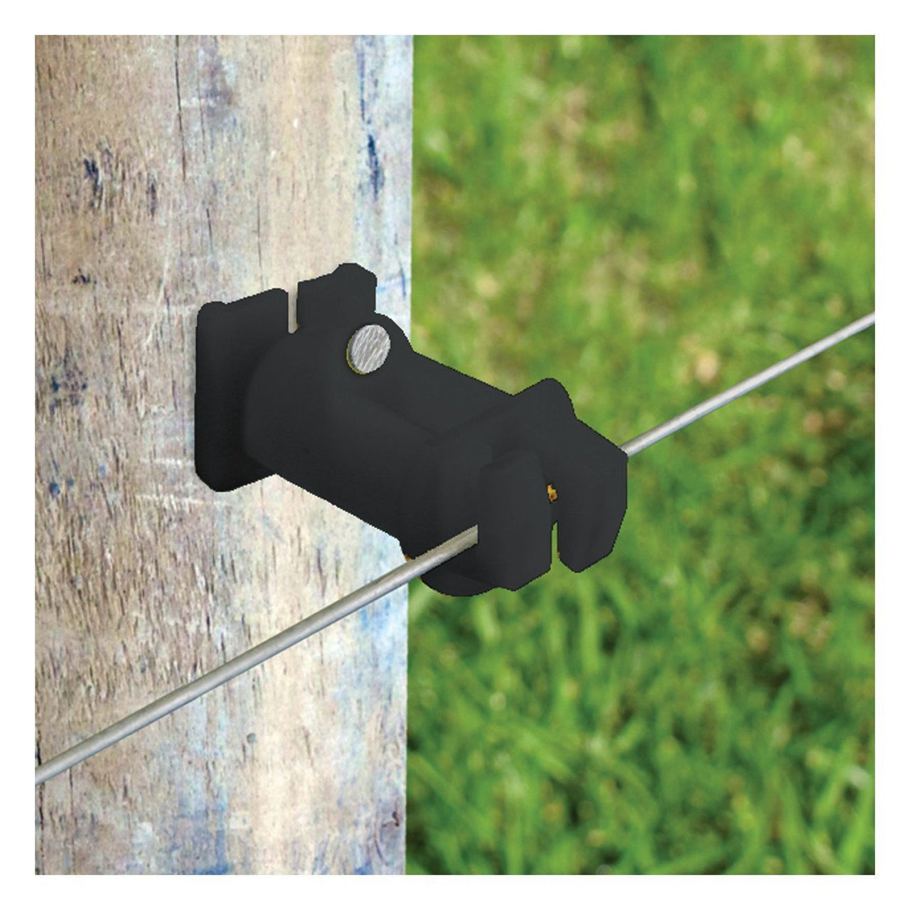 Patriot Wood Post 2 Slant W/ Nails Black (25 Pack) - Fencing Patriot - Canada