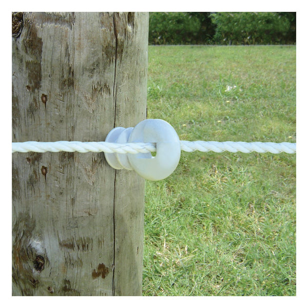 Patriot White Jumbo Screw-In Ring Insulator (25 Pack) - Fencing Patriot - Canada