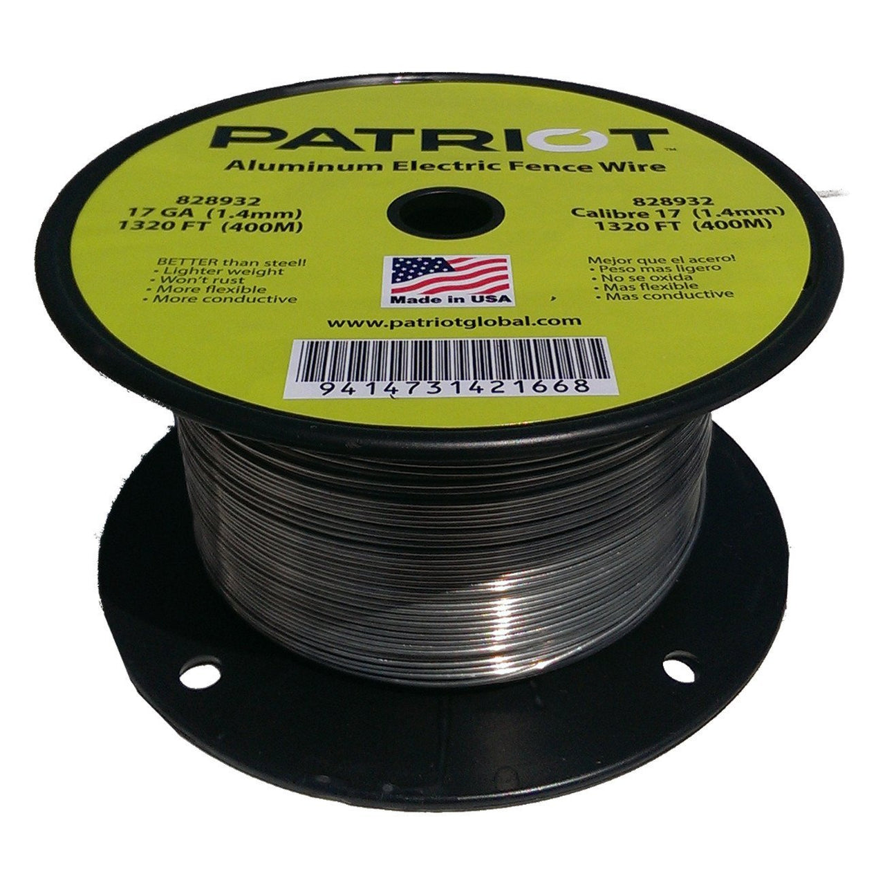 Patriot 17 Gauge Aluminum Wire 1320 - Fencing Patriot - Canada