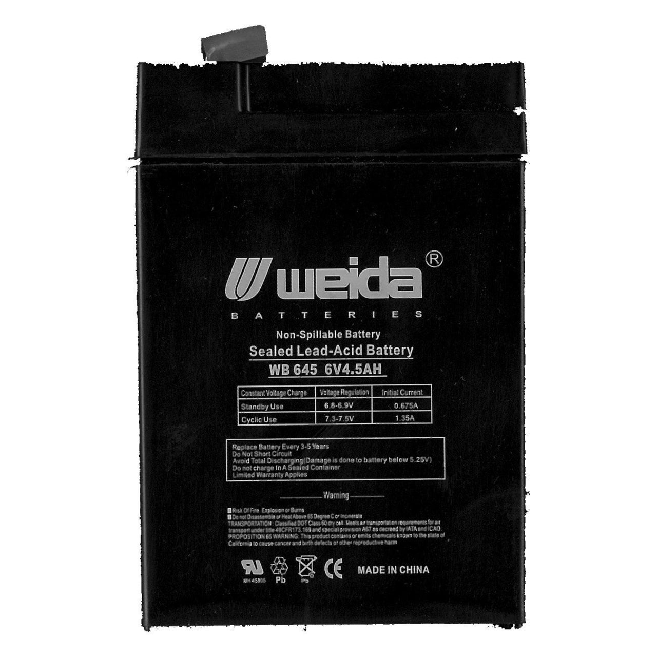 Patriot Replacement 6V Gel Cell Battery Solarguard 50 - Fencing Patriot - Canada