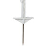 CORRAL classic plastic post 156cm white (5 pack)