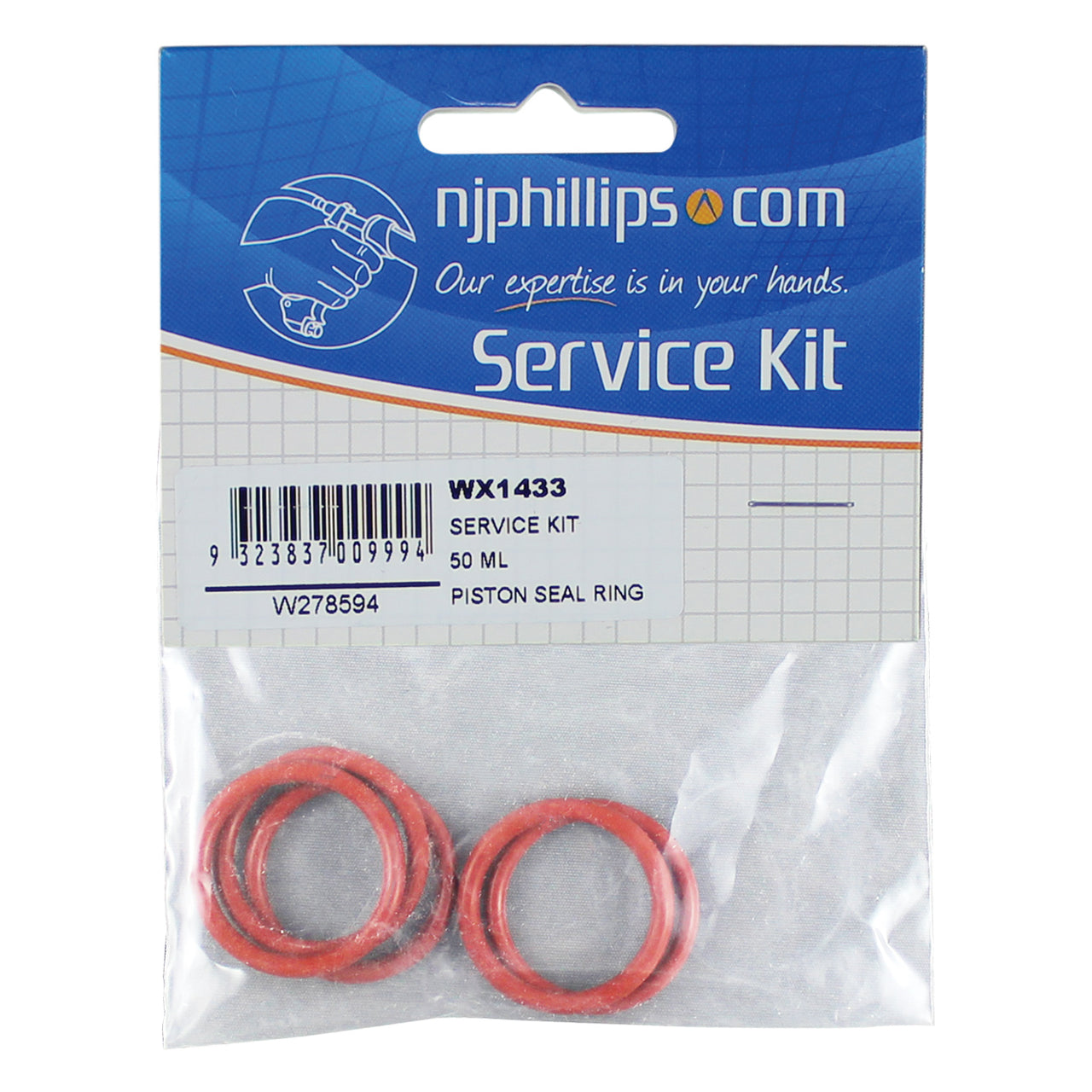 N.j. Phillips 50Ml O-Rings (5 Pack) - Drug Administration N.j. Phillips - Canada