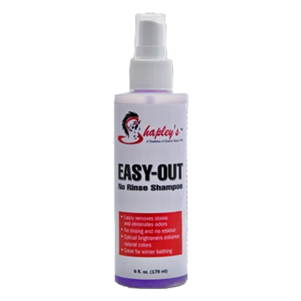 Shapleys Easy Out No Rinse Shampoo 177Ml Bottle - Stable Cleaning Shapleys - Canada