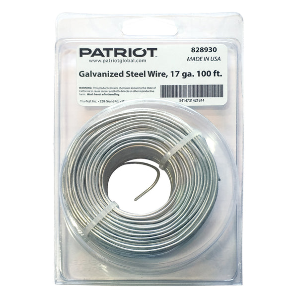 Patriot 17 Gauge Steel Wire 100 - Fencing Patriot - Canada