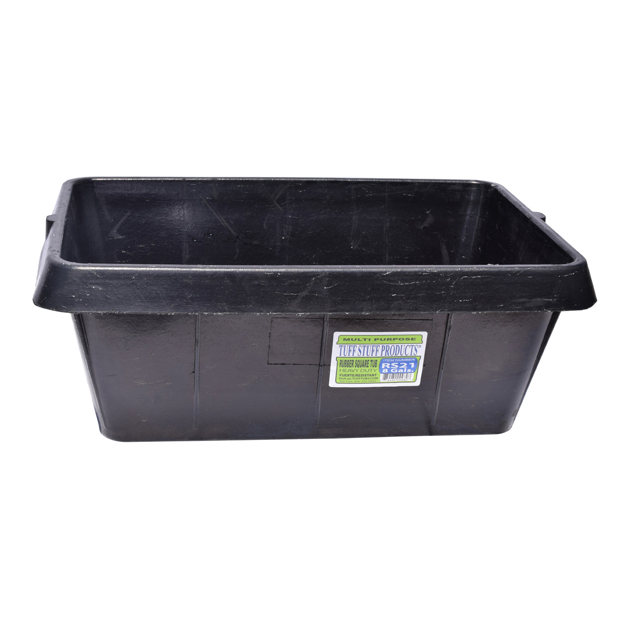 Tuff Stuff Rubber Square Tub 21 Qts - Buckets Pails Feeders Scoops Tubs Bottles Tuff Stuff - Canada