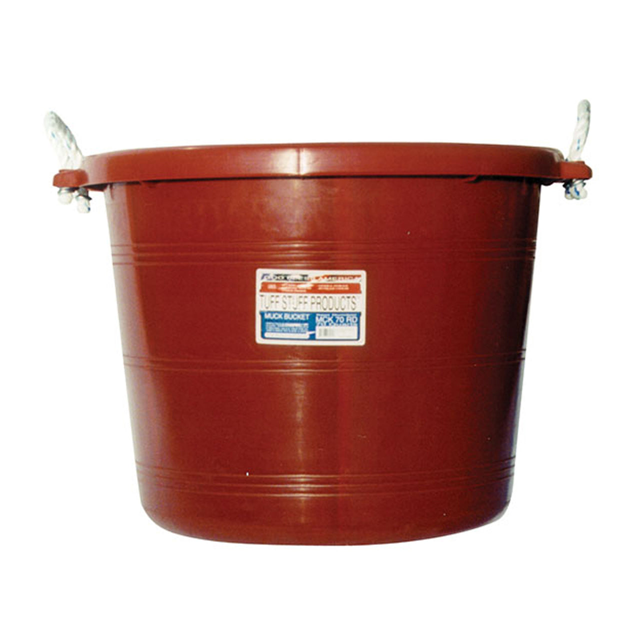 Tuff Stuff Muck Bucket 70 Qts - Red - Buckets Pails Feeders Scoops Tubs Bottles Tuff Stuff - Canada