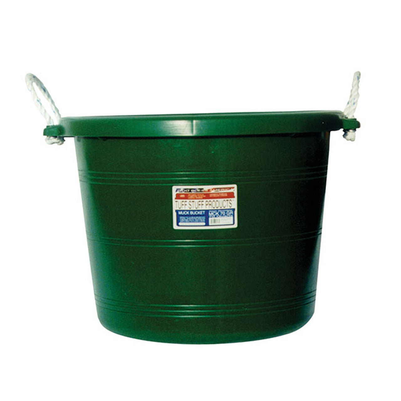 Tuff Stuff Muck Bucket 70 Qts - Green - Buckets Pails Feeders Scoops Tubs Bottles Tuff Stuff - Canada
