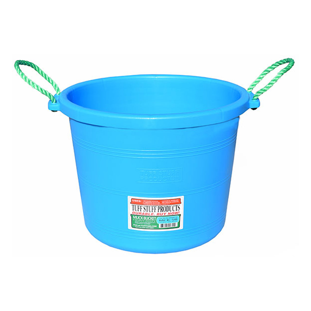 Tuff Stuff Muck Bucket 70 Qts - Sky Blue - Buckets Pails Feeders Scoops Tubs Bottles Tuff Stuff - Canada