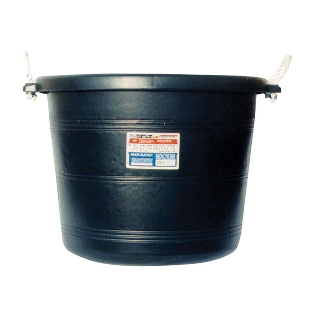 Tuff Stuff Muck Bucket 70 Qts - Black - Buckets Pails Feeders Scoops Tubs Bottles Tuff Stuff - Canada