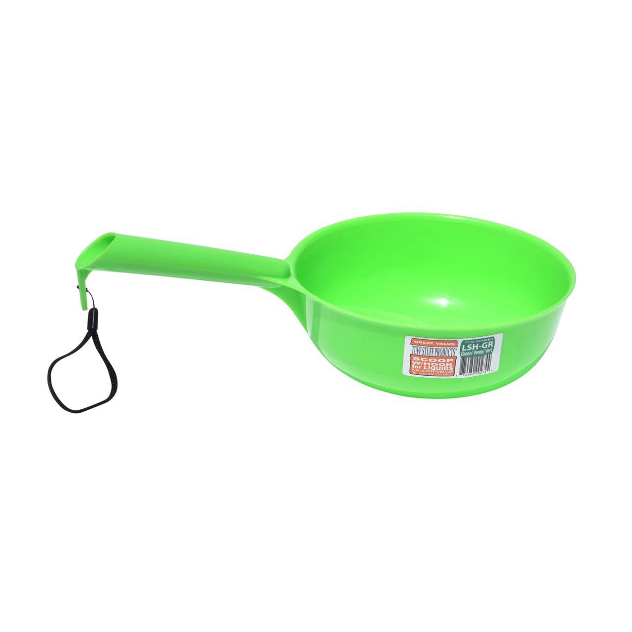 Tuff Stuff Liquid Scoop W/ Hook - Green - Buckets Pails Feeders Scoops Tubs Bottles Tuff Stuff - Canada