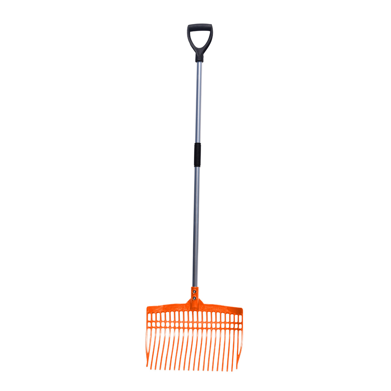 Tuff Stuff Super Rake W/ Aluminum Handle - Orange - Shovels Rakes Manure Scoops Forks Stirrer Twine Cutter Tuff Stuff - Canada