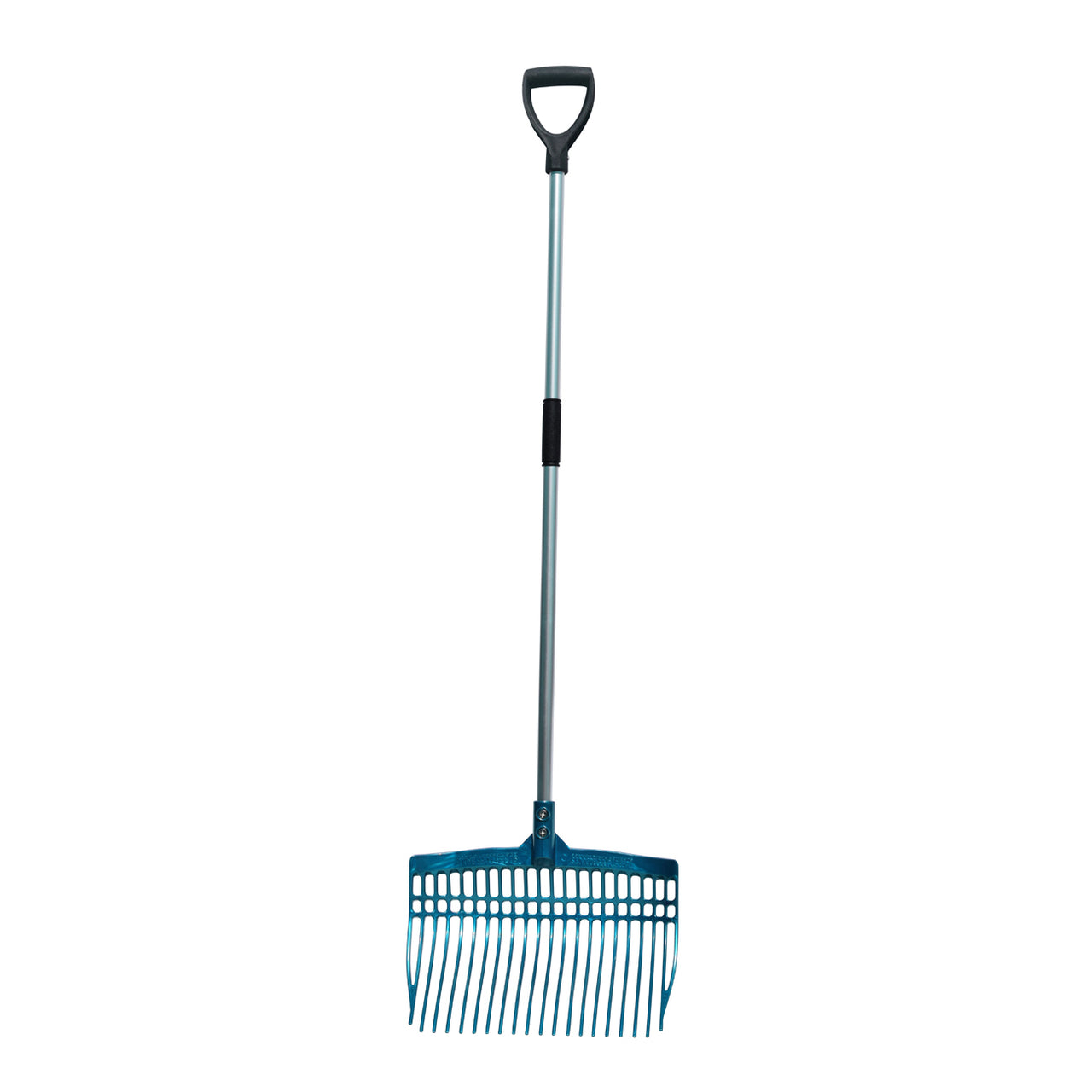 Tuff Stuff Super Rake W/ Aluminum Handle - Aqua - Shovels Rakes Manure Scoops Forks Stirrer Twine Cutter Tuff Stuff - Canada