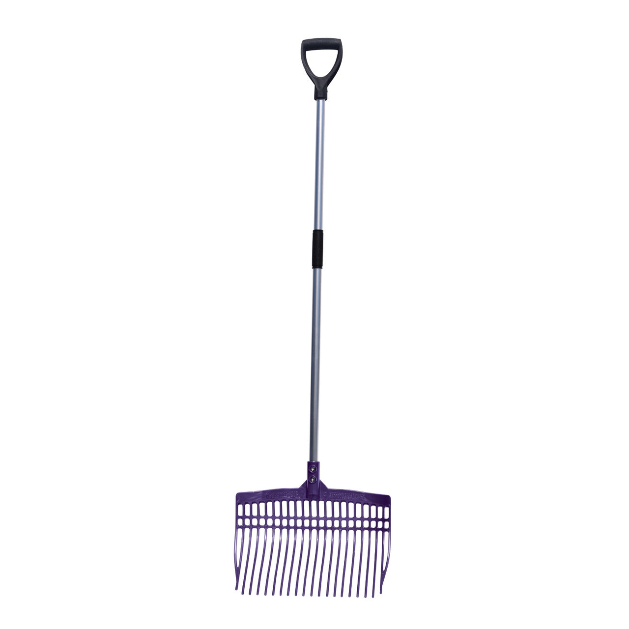 Tuff Stuff Super Rake W/ Aluminum Handle - Purple - Shovels Rakes Manure Scoops Forks Stirrer Twine Cutter Tuff Stuff - Canada