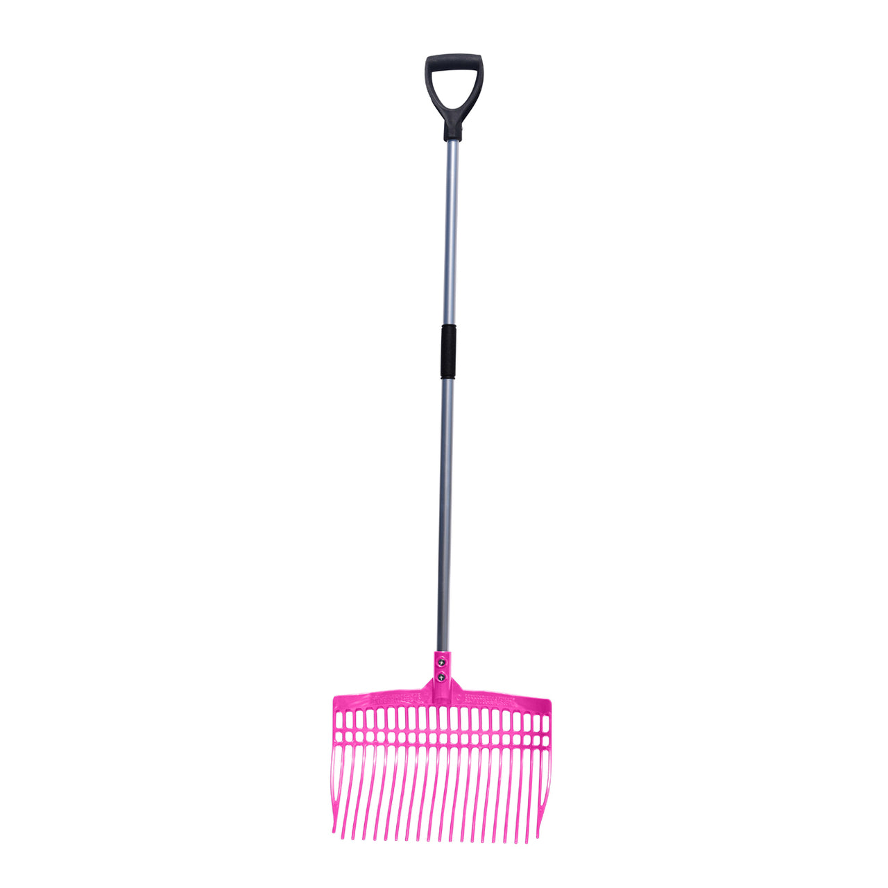 Tuff Stuff Super Rake W/ Aluminum Handle - Pink - Shovels Rakes Manure Scoops Forks Stirrer Twine Cutter Tuff Stuff - Canada