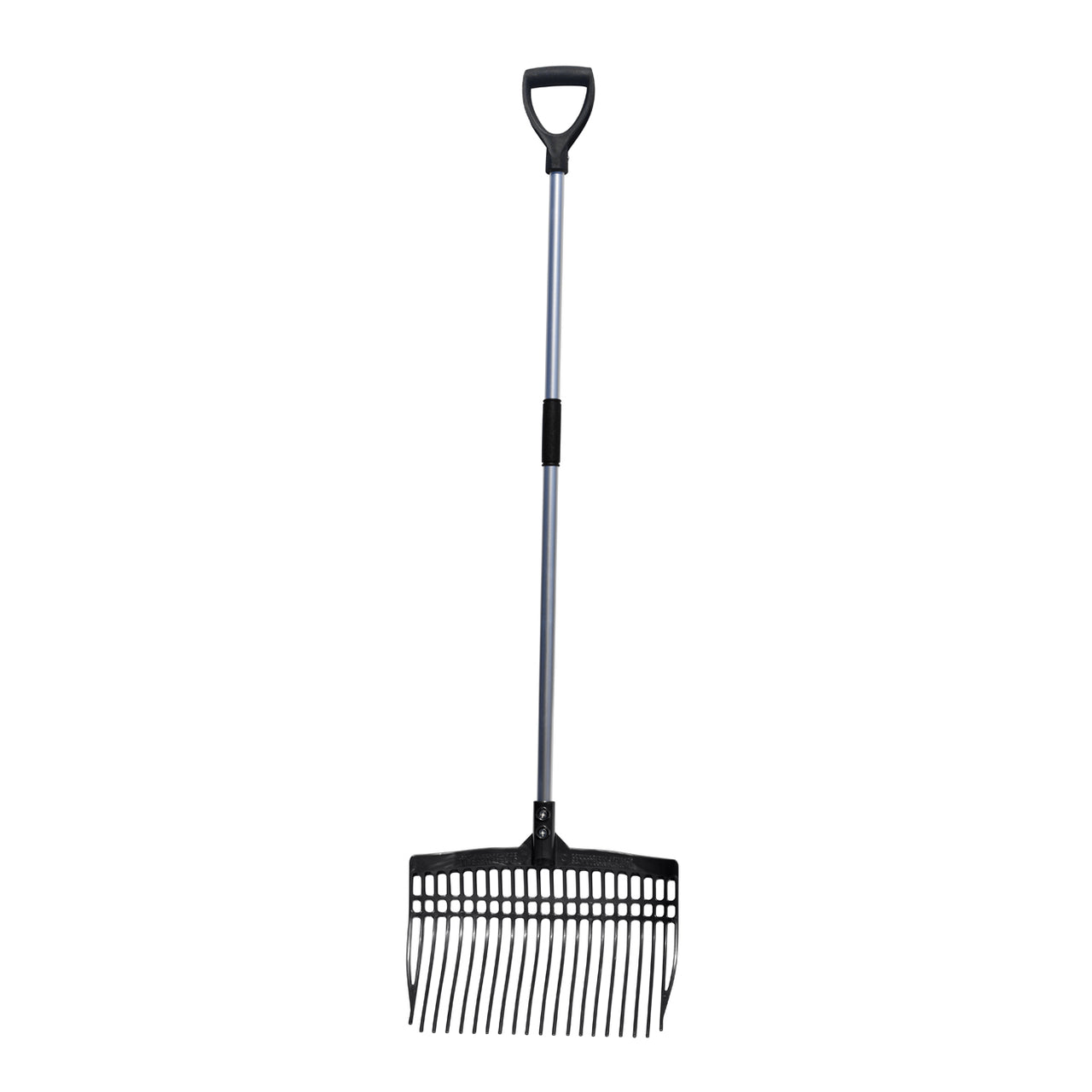 Tuff Stuff Super Rake W/ Aluminum Handle - Black - Shovels Rakes Manure Scoops Forks Stirrer Twine Cutter Tuff Stuff - Canada