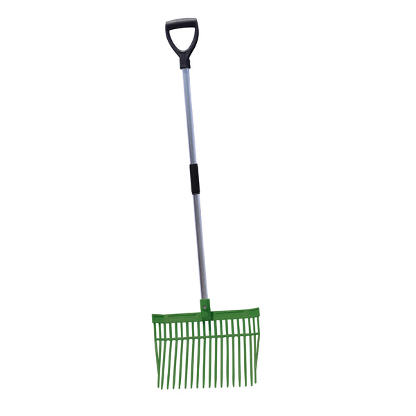 Tuff Stuff Hd Square Barn Fork (Green) - Shovels Rakes Manure Scoops Forks Stirrer Twine Cutter Tuff Stuff - Canada