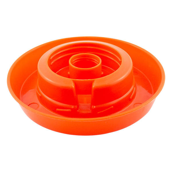 Tuff Stuff enclosed poultry drinker 1 Qts base (Orange)