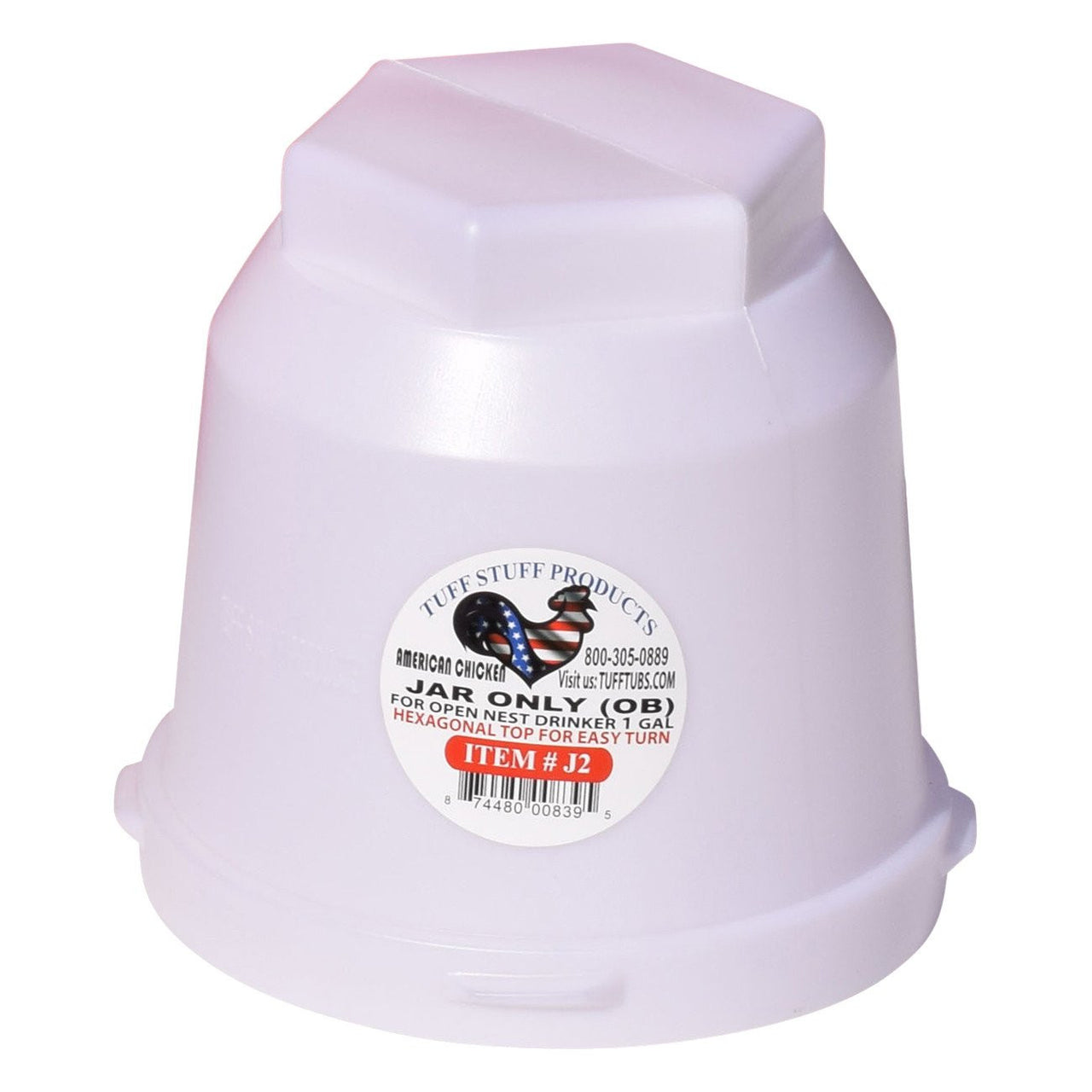 Tuff Stuff Jug For Gallon Poultry Drinker - Poultry Feeders Drinkers Tuff Stuff - Canada