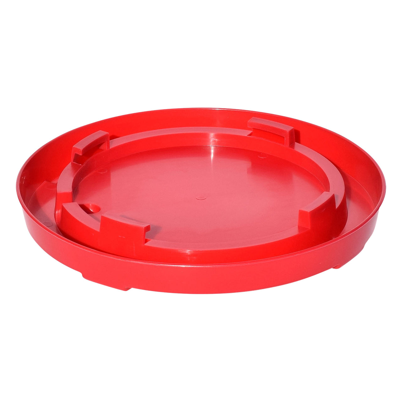 Tuff Stuff Enclosed Poultry Drinker Gallon Base (Red) - Poultry Feeders Drinkers Tuff Stuff - Canada