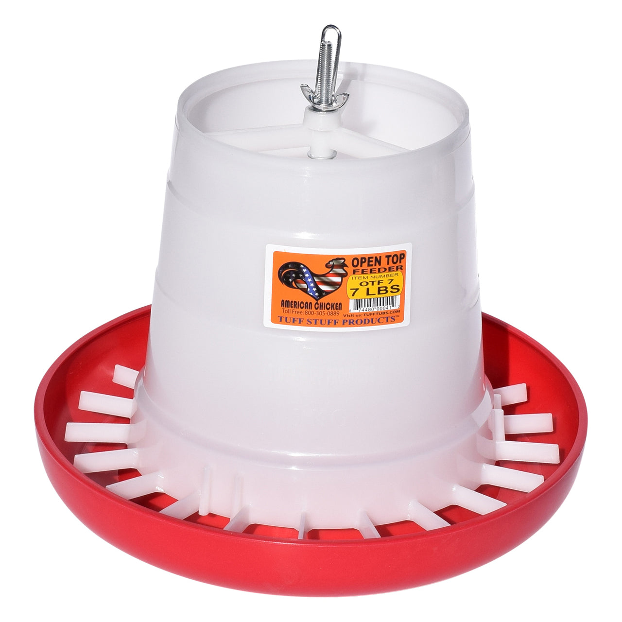 Tuff Stuff Poultry Open Top Feeder - 7Lbs - Poultry Feeders Drinkers Tuff Stuff - Canada