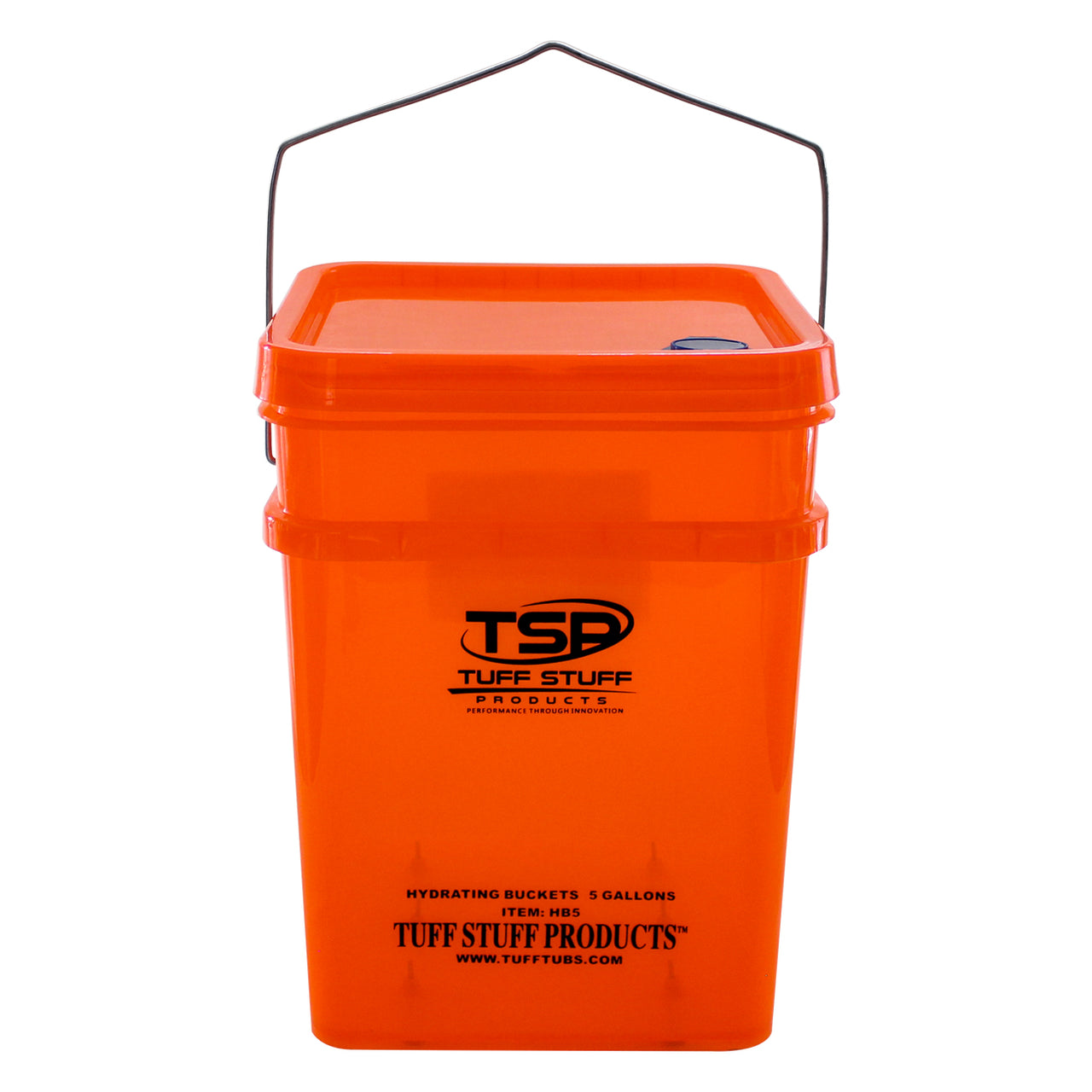 Tuff Stuff poultry hydrating bucket - 5gal w/ 6 mini nipples