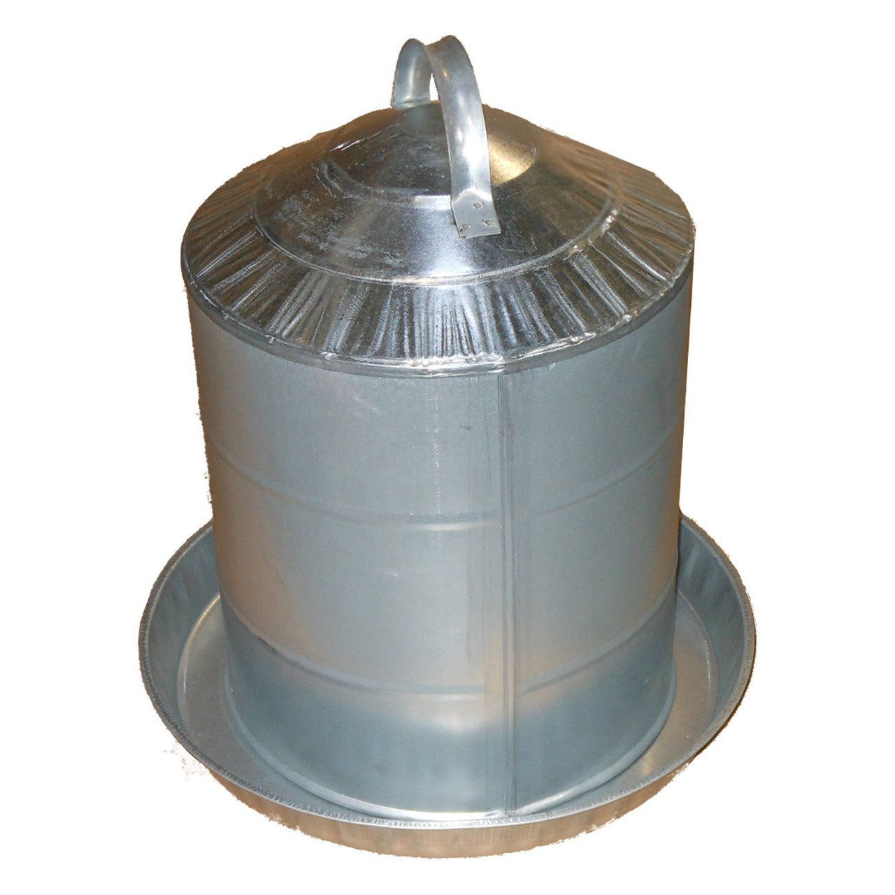 Millside Galvanized Poultry Fountain 5 Gallon - Poultry Waterers Metal Millside - Canada