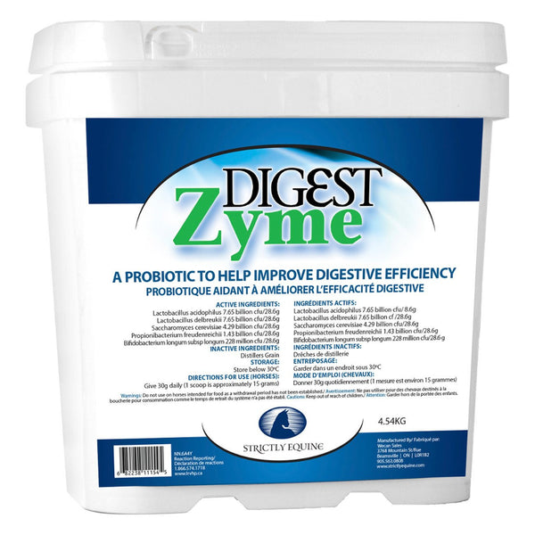 Strictly Equine Digest-Zyme 4.54Kg - Equine Supplements Strictly Equine - Canada