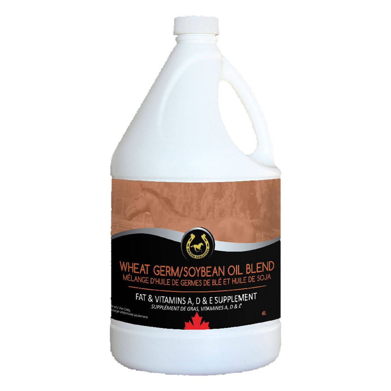 Ghs Wheat Germ Soybean Oil 4L - Equine Supplements Ghs - Canada