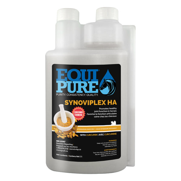 Equipure Synoviplex Ha 1L With Curcumin (Turmeric) - Equine Supplements Equipure - Canada