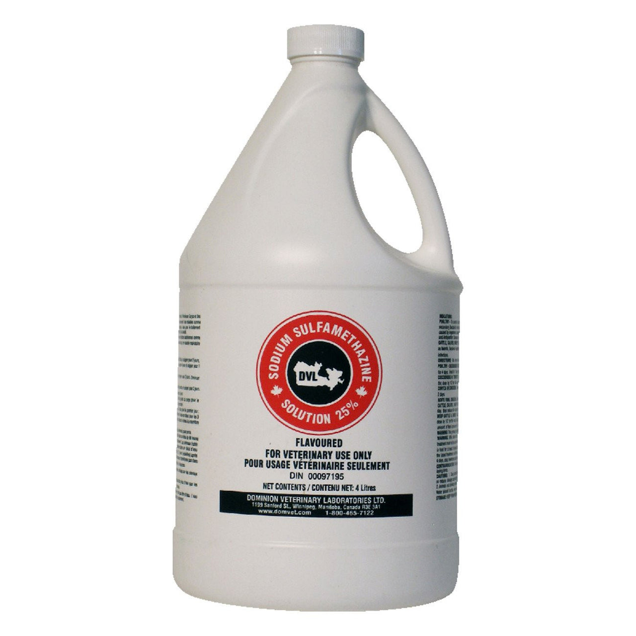 Dvl Sodium Sulfamethazine 25% 4L - Pharmaceuticals Dvl - Canada