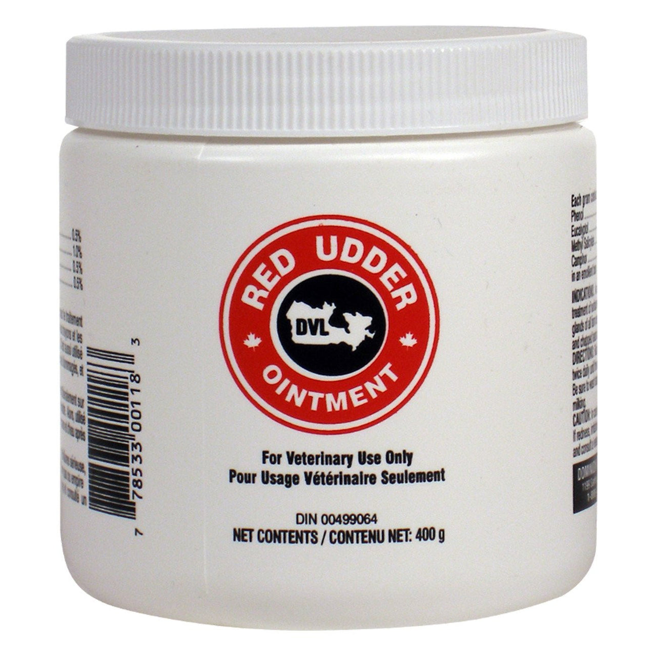 Dvl Red Udder Ointment 400G - Pharmaceuticals Dvl - Canada