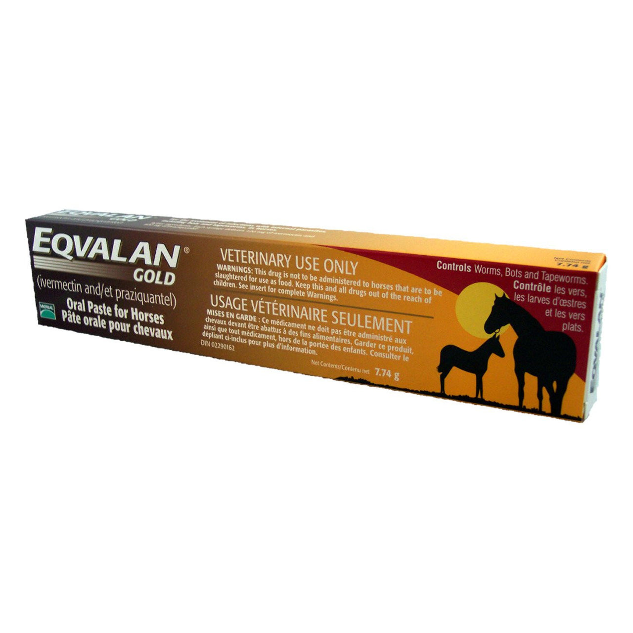 Merial Eqvalan Gold Paste 1.55% Ivermectin & 7.75% Praziquantel - Parasiticides Merial - Canada