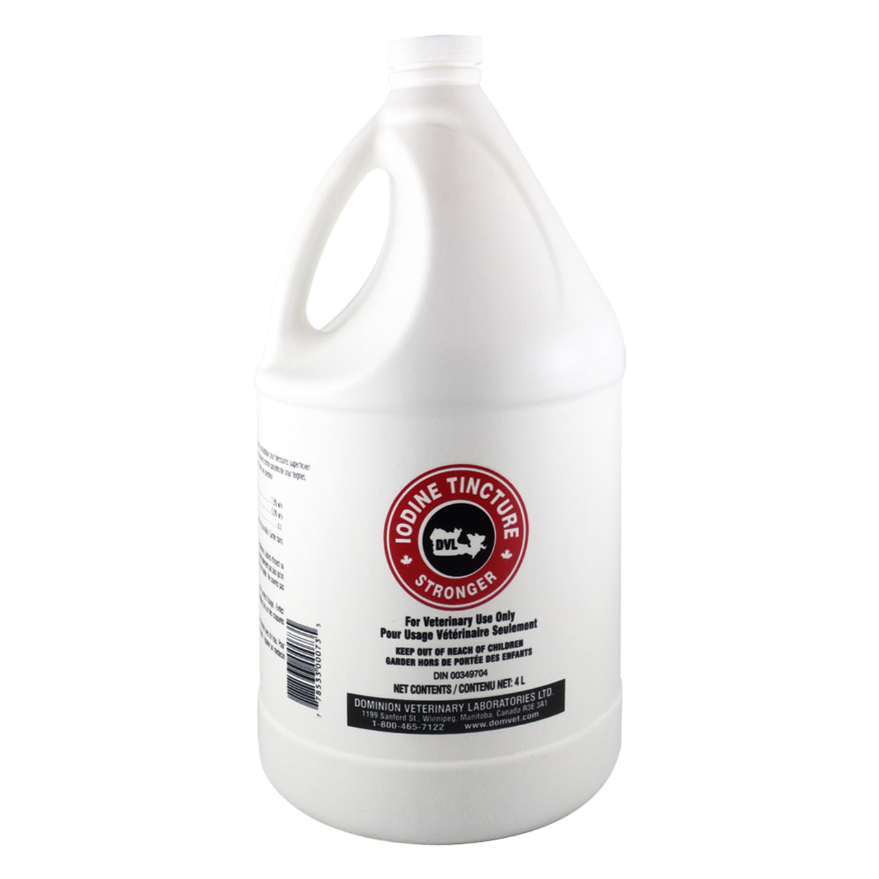 Dvl Iodine Tincture (7%) 500Ml - 4L - Parasiticides Dvl - Canada