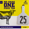 Z Tags 1 piece cow printed (25 units-package)