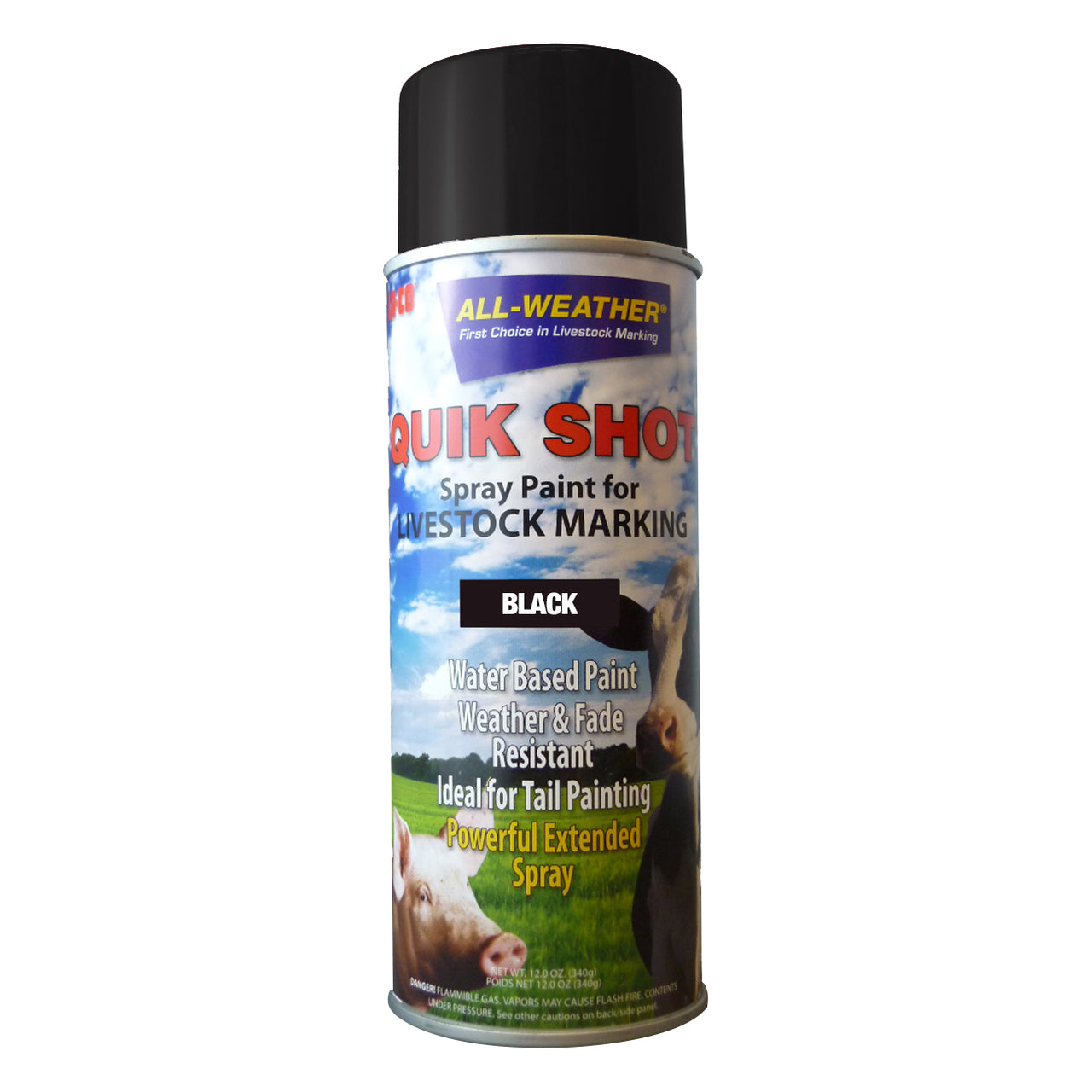 LACO quik shot upright tip 16oz (Black)