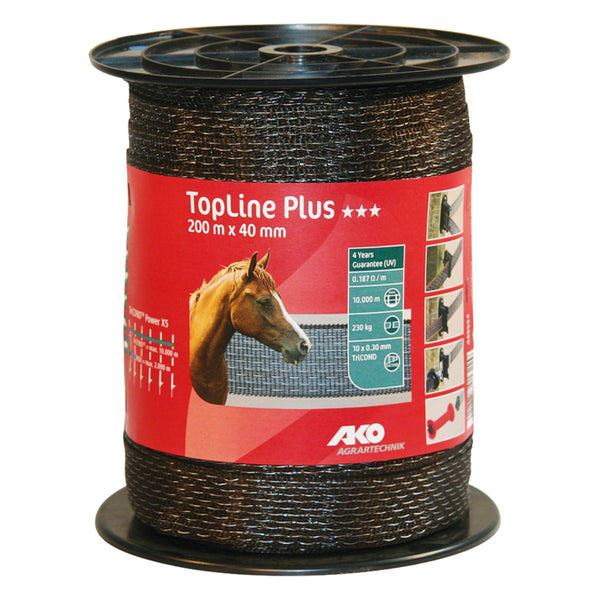 CORRAL AKO TopLine plus tape 40mm x 200m - brown (449553)