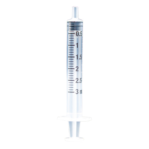 N.J. Phillips luer slip syringe 3cc (100/box)