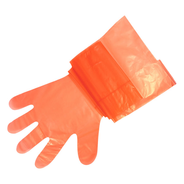 IVS OB Premium Super Sensitive Orange Gloves 100/bx