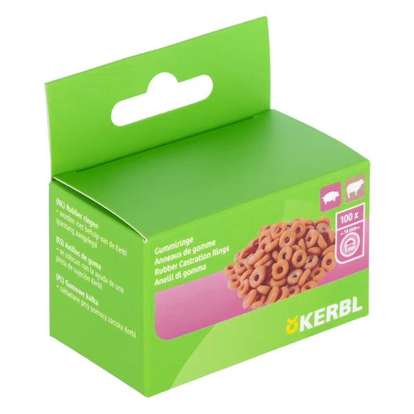 Kerbl Rubber Castration Rings Orange 100/box