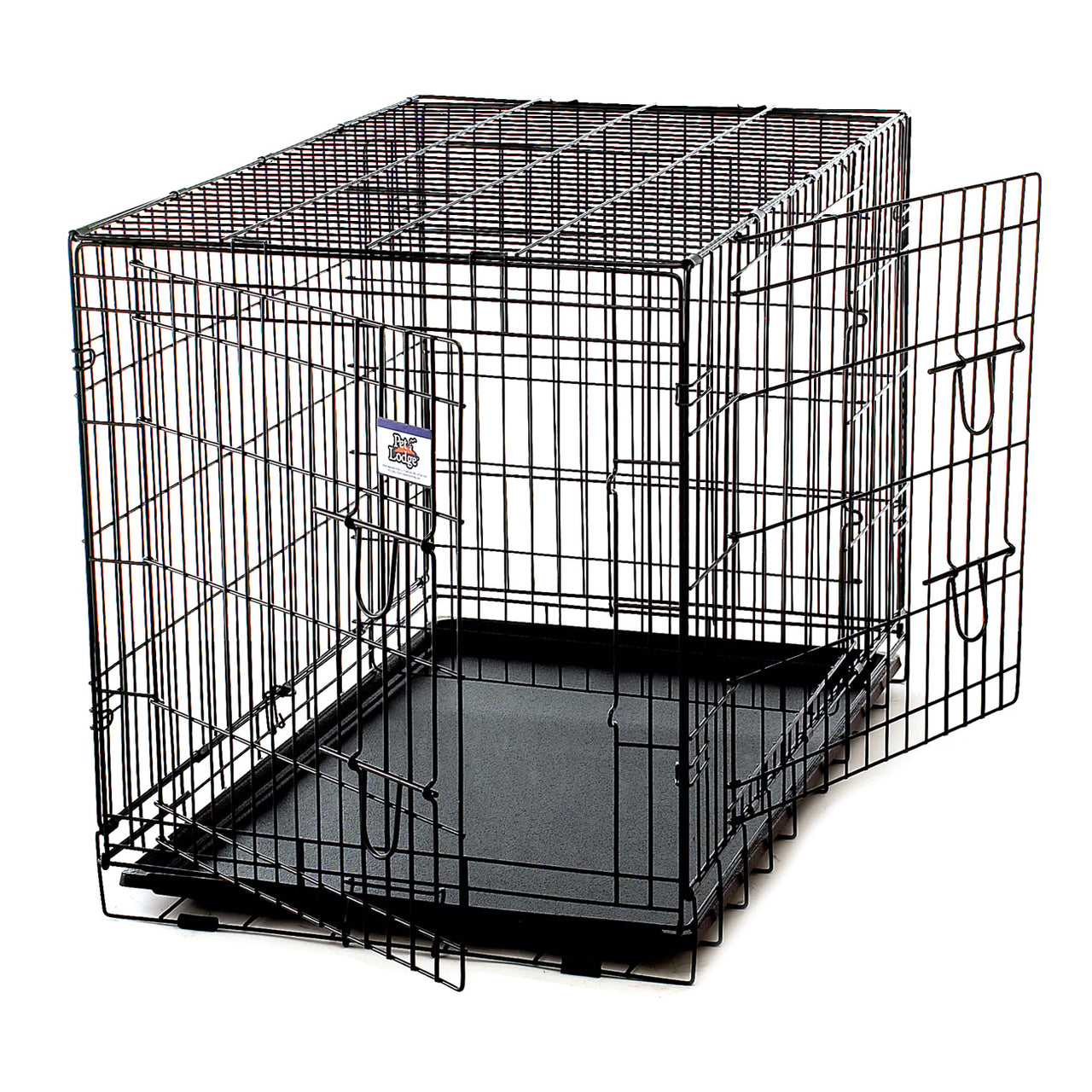 Pet Lodge double door crate Extra Large - up to 100lbs (WCXLG)
