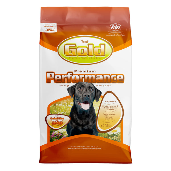 Tuffy’s GOLD Premium Performance Dog Food 40 lbs