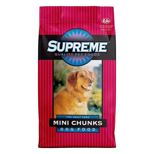 Tuffy’s Supreme Mini Chunks Dog Food 40 lbs