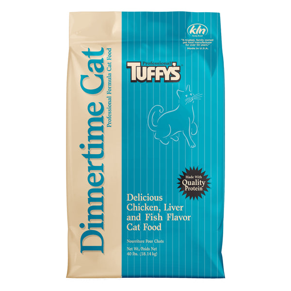 Tuffy’s Dinnertime Cat Professional Formula Cat Food 40 lbs