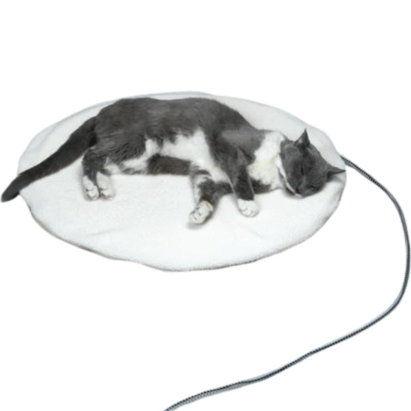 Miller Round Heated Pet  Bed Fleece Cover