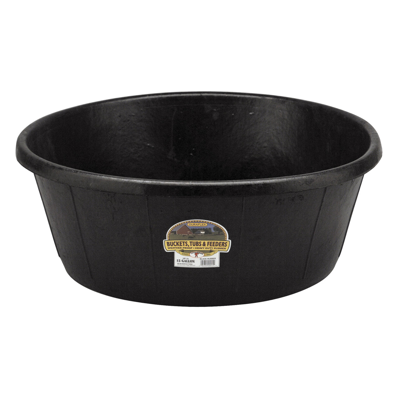 Miller 15 gallon heavy-duty rubber tub (HP15)